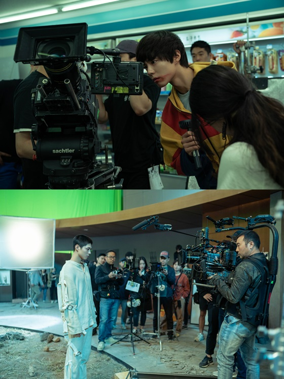 /사진=영화 '서복' 박보검 비하인드컷