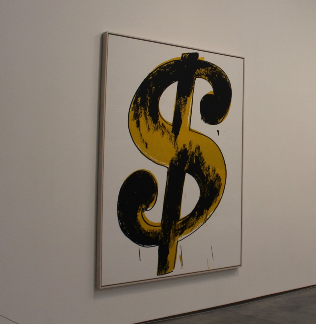앤디 워홀(Andy Warhol), 달러 사인(Dollar Sign), 1981.  사진제공= Ardfern via Wikimedia Commons.