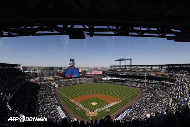 2021 MLB 올스타전이 열리는 콜로라도 쿠어스필드. /AFPBBNews=뉴스1