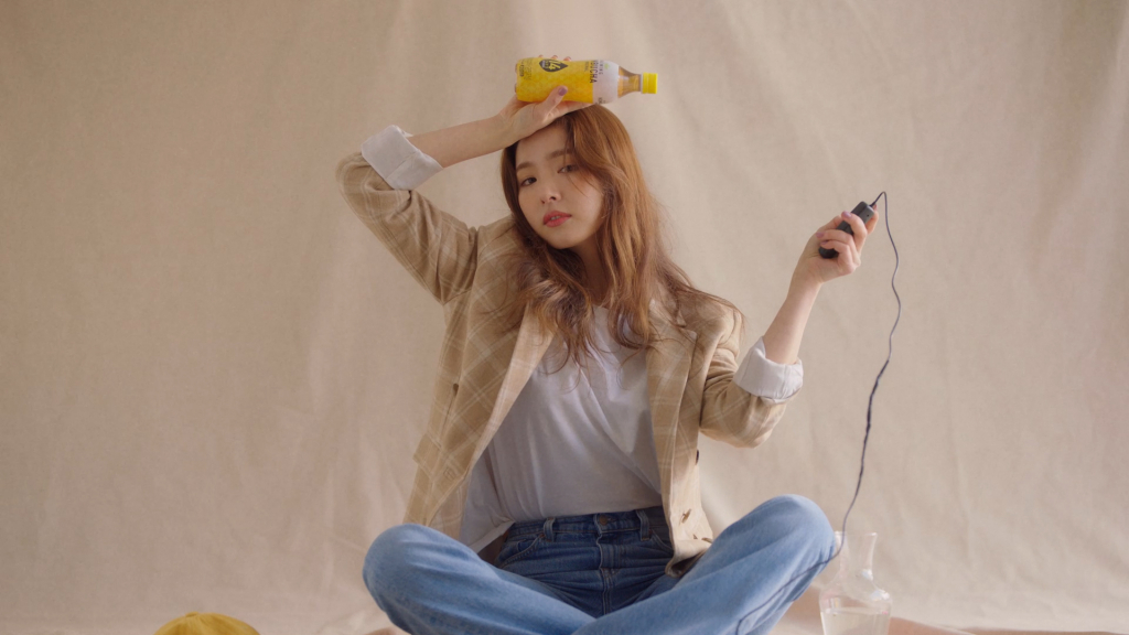 신세경 /사진제공=롯데칠성음료 '브루잉 콤부차'