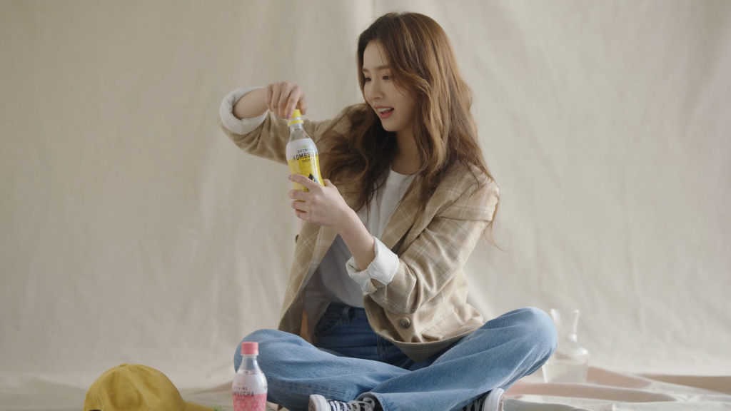 신세경 /사진제공=롯데칠성음료 '브루잉 콤부차'