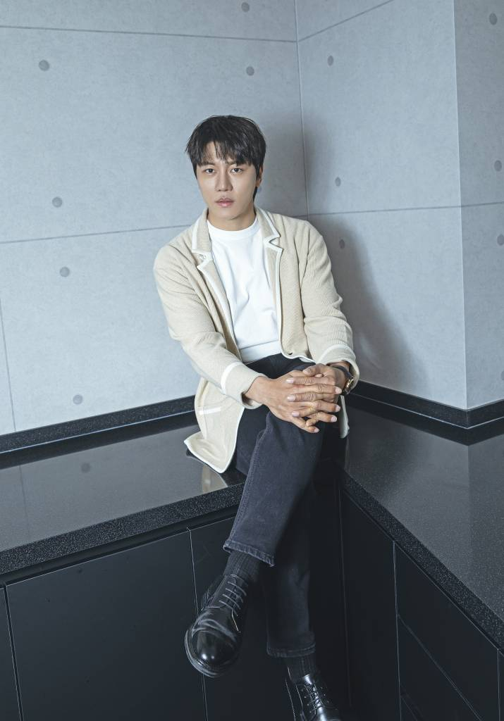 배우 음문석이 13일 오전 진행된 드라마 '안녕 나야' 종영 화상 인터뷰를 위해 포즈를 취하고 있다. /사진제공=스튜디오 산타클로스 /사진=이동훈 기자 photoguy@