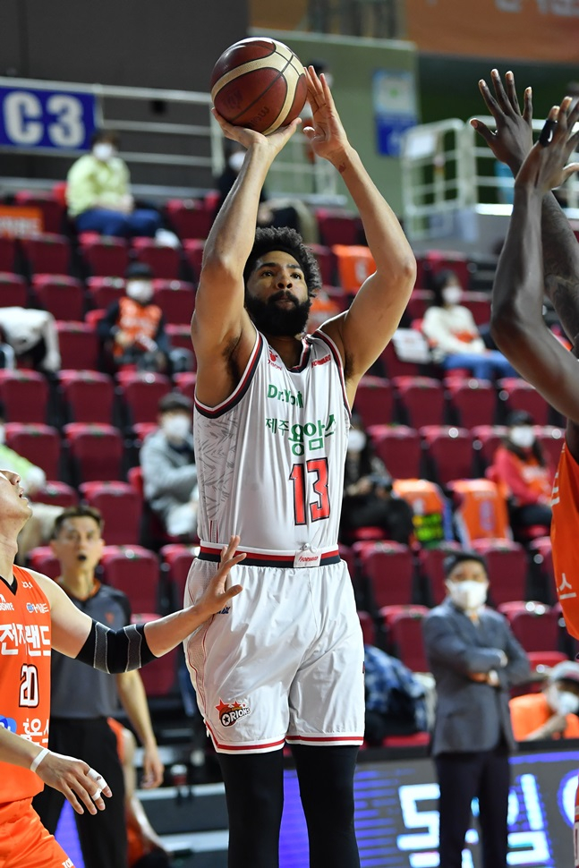 24점을 만들며 오리온의 승리를 이끈 디드릭 로슨. /사진=KBL 제공