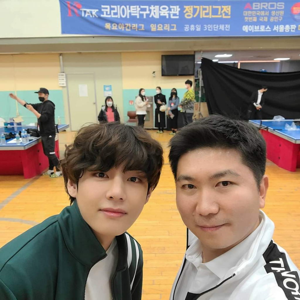 방탄소년단 뷔(BTS )와 유승민 IOC 위원