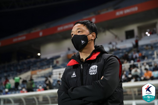 박진섭 FC서울 감독. /사진=한국프로축구연맹