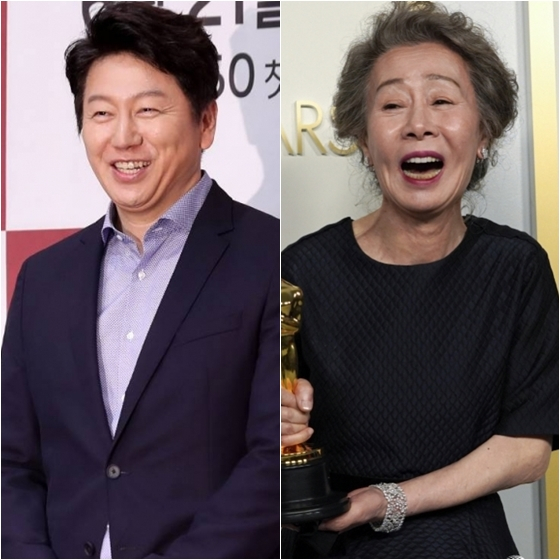김수로(왼쪽)와 윤여정 /사진=스타뉴스 /AFPBBNews=뉴스1
