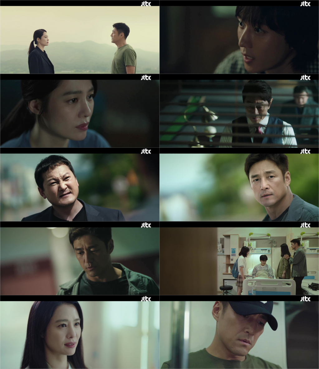 JTBC 금토드라마 '언더커버'에서 지진희, 김현주가 위기에 빠졌다./사진=JTBC 금토드라마 '언더커버' 방송 화면 캡처