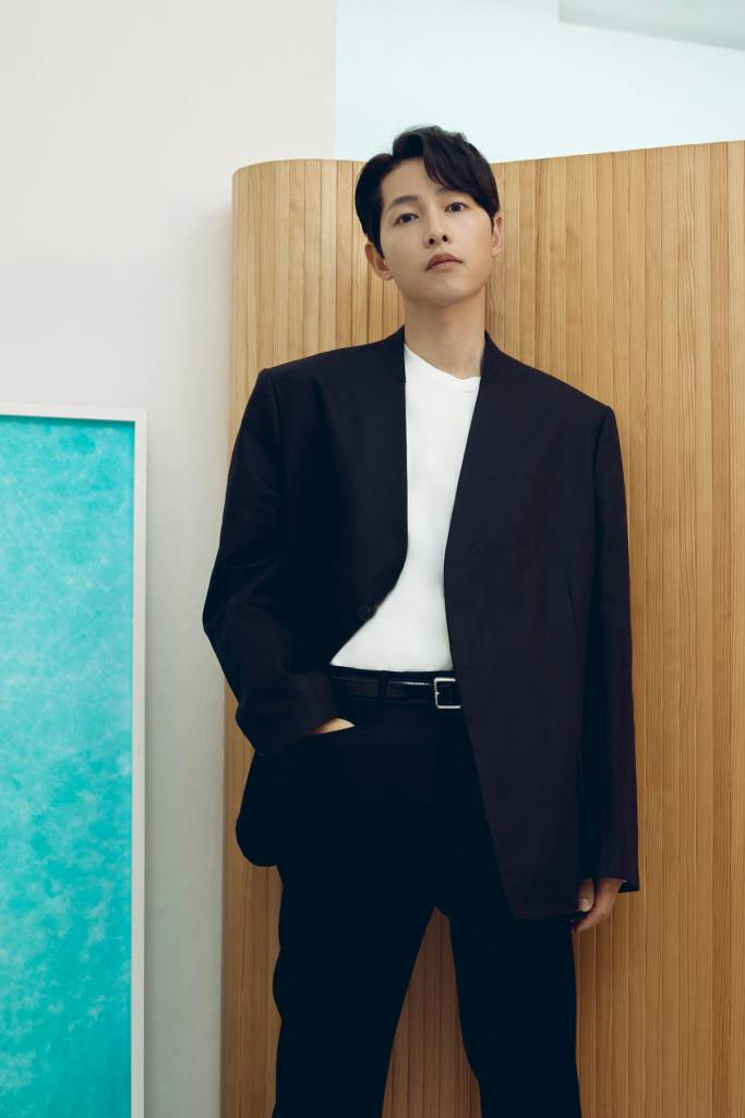 드라마 '빈센조'의 주연배우 송중기가 3일 오전 진행된 종영 인터뷰를 위해 포즈를 취하고 있다. /사진제공=하이스토리디앤씨 2021.05.03