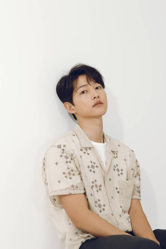 드라마 '빈센조'의 주연배우 송중기가 3일 오전 진행된 종영 인터뷰를 위해 포즈를 취하고 있다. /사진제공=하이스토리디앤씨 2021.05.03