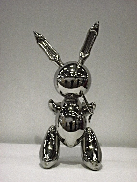 제프 쿤스(Jeff Koons), '토끼(Rabbit)', 1986. 사진제공=Arosio Stefano via Wikimedia Commons.