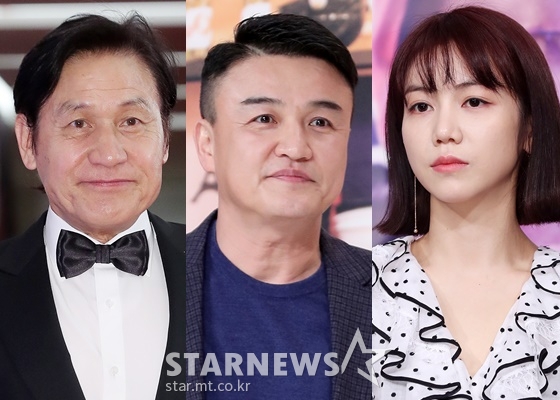 안성기, 박중훈, 김옥빈 /사진=김창현 기자 chmt@, 김휘선 기자 hwijpg@