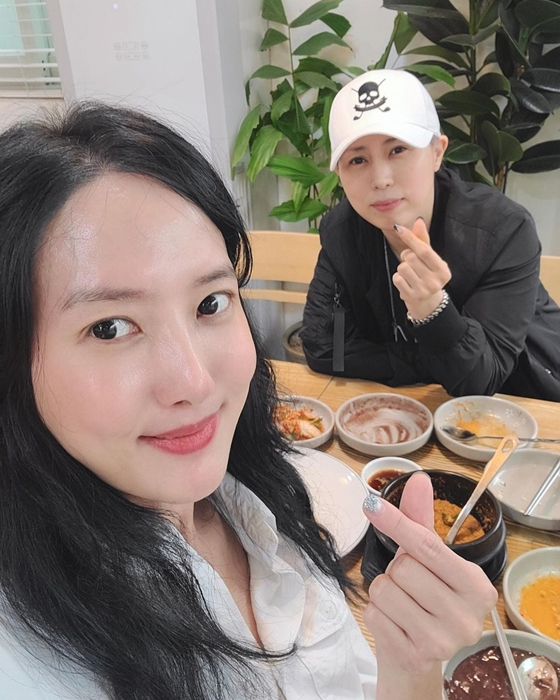 이선정(사진 왼쪽)과 서문탁./사진=서인영 인스타그램