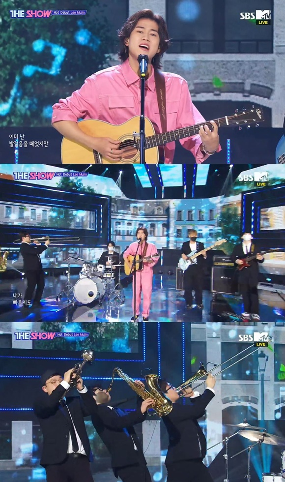 /사진= SBS MTV '더쇼' 방송 화면
