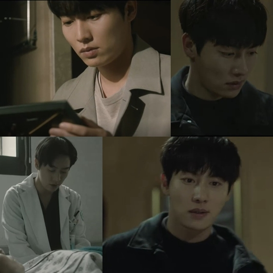 tvN 수목드라마 '마우스'에서 권화운이 시청자들의 눈시울을 붉힌 오열 연기를 펼쳤다./사진=tvN 수목드라마 '마우스' 방송 화면 캡처
