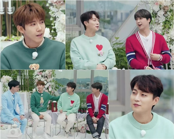 KBS 2TV '컴백홈'에 하이라이트 멤버 윤두준, 손동운과 제국의 아이들의 광희가 게스트로 출연해다./사진제공=KBS 2TV '컴백홈'