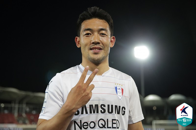수원삼성 이기제. /사진=한국프로축구연맹