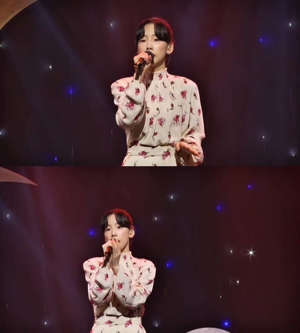 가수 태연이 '빛이나 예술제'에 참석했다. /사진='제3회 빛이나 예술제' 영상 캡처