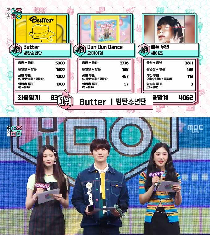 /사진=MBC '쇼! 음악중심' 방송 캡처
