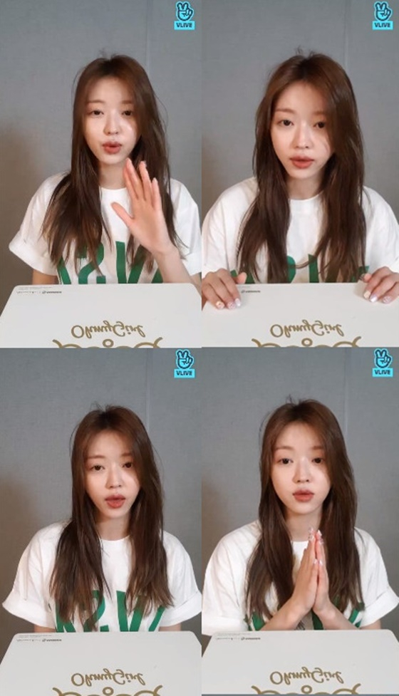 /사진=오마이걸 브이 라이브 캡처