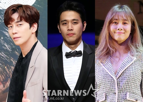 신성록, 손호준, 옥주현(왼쪽부터) /사진=김창현 기자 chmt@, 스타뉴스