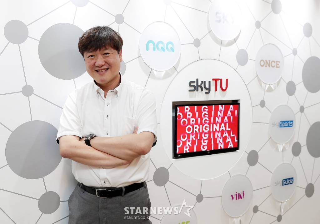 스카이TV 오광훈 방송본부장 /사진=김창현 기자 chmt@