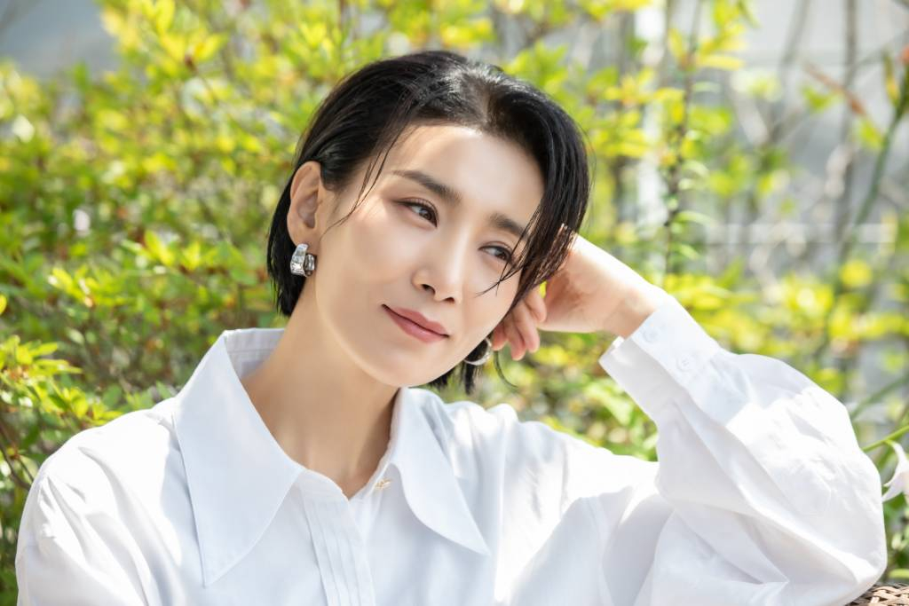 tvN 토일드라마 '마인'에 출연한 배우 김서형이 28일 진행된 종영인터뷰를 위해 포즈를 취하고 있다. /사진제공=키이스트 2021.06.28