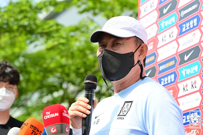 김학범 올림픽축구대표팀 감독. /사진=대한축구협회