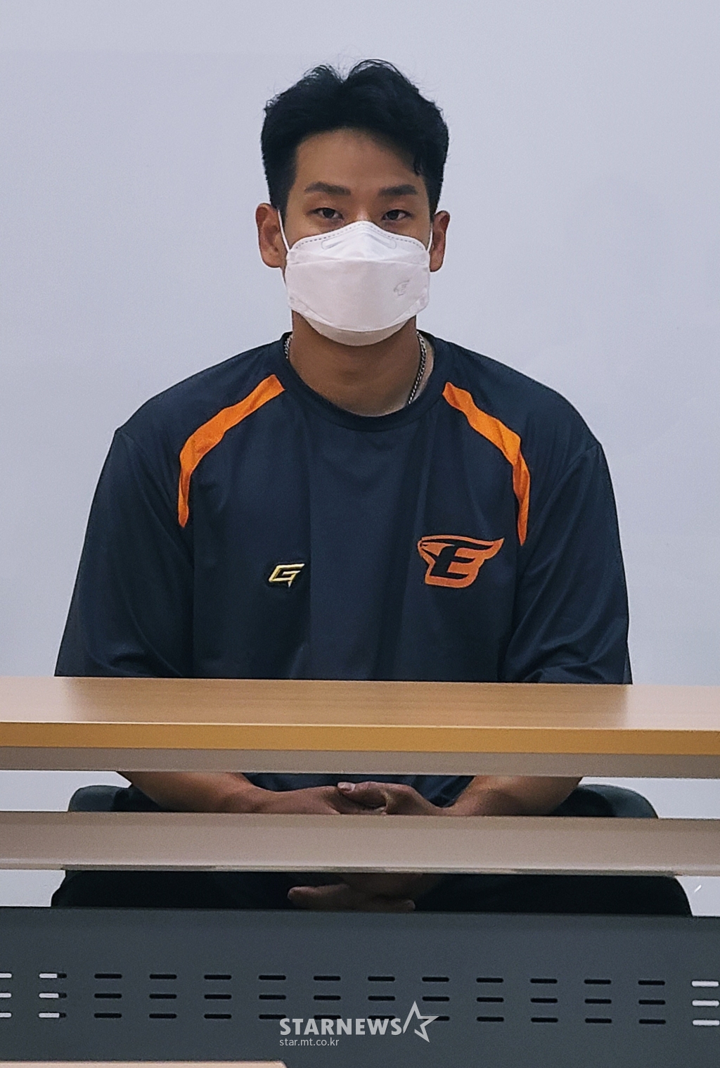 4일 취재진과 마주한 한화 백용환. /사진=김우종 기자