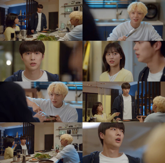 KBS 2TV 월화드라마 '멀리서 보면 푸른 봄'에서 박지훈, 강민아 그리고 배인혁의 상반된 모습이 공개됐다./사진=KBS 2TV 월화드라마 '멀리서 보면 푸른 봄' 선공개 영상 캡처