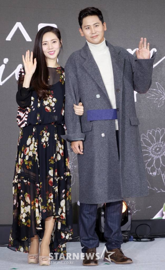 배우 추자현, 우효광 부부./사진=김휘선 기자 hwijpg@