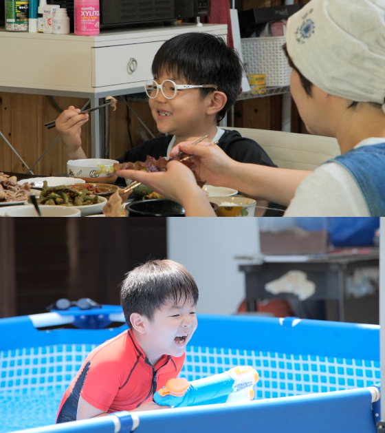JTBC '용감한 솔로 육아 - 내가 키운다'에서 김현숙이 아들과 전원생활을 공개한다./사진제공=JTBC