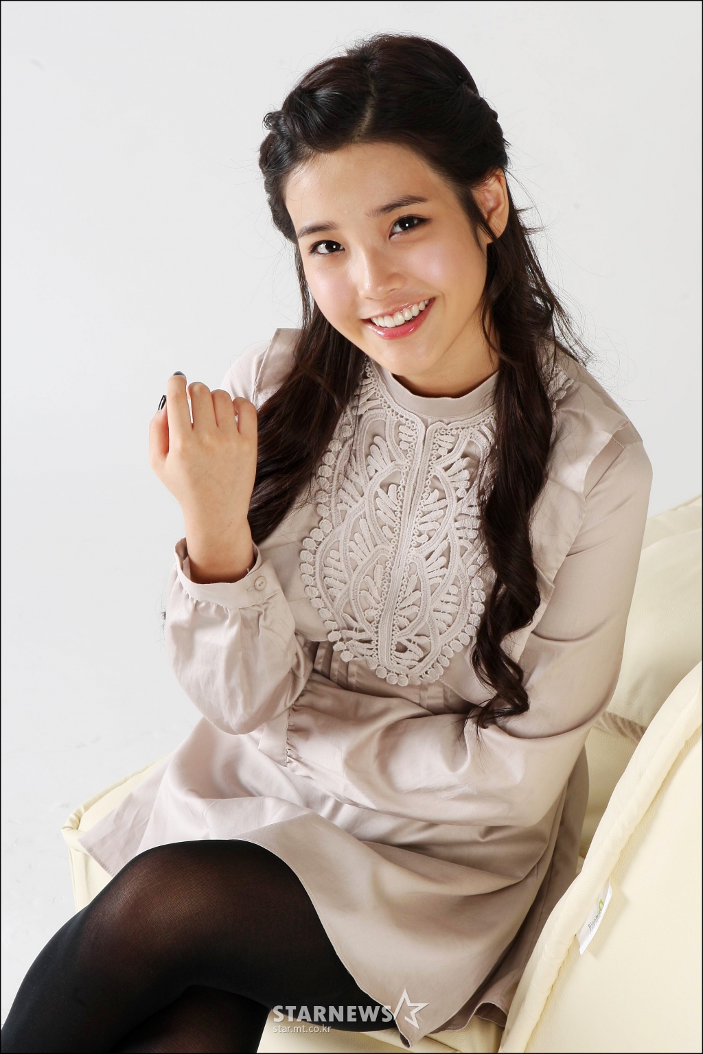 2009년 데뷔 직후 스타뉴스와 인터뷰 당시 아이유의 모습. /사진=스타뉴스