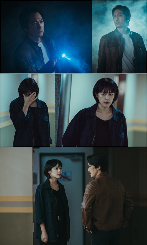 tvN 금토드라마 '보이스4: 심판의 시간'에서 송승헌, 이하나의 역대급 위기를 예고했다./사진제공=tvN 금토드라마 '보이스4: 심판의 시간'