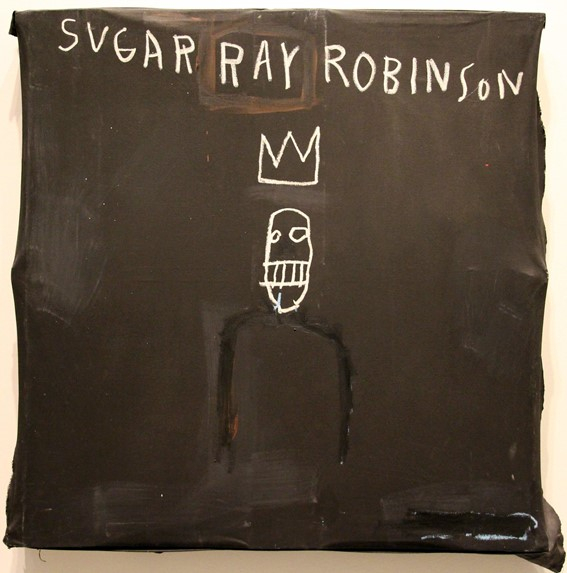 장 미쉘 바스키아(Jean-Michel Basquiat), '무제: 슈가 레이 로빈슨(Untitled: Sugar Ray Robinson)', 1982, 루이 비통 재단 미술관(Foundation Louis Vuitton), Paris, 2018. 사진제공= Fred Romero via Flickr/Creative Commons.
