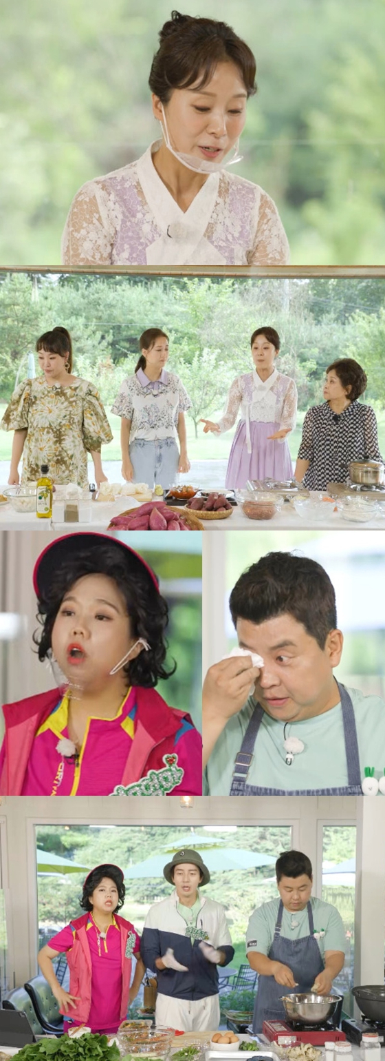 KBS 2TV '랜선장터'에서 여주 고구마와 포천 열무 소개를 위해 발 벗고 나선 스타들의 모습이 그려진다./사진제공=KBS 2TV '랜선장터'