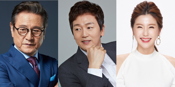 IHQ 새 금토드라마 '욕망'에 합류한 박근형(사진 맨 왼쪽부터 오른쪽으로), 김정태, 이윤미/사진=더마스터(사진 맨 왼쪽부터), 에이엘이엔티, 이윤미