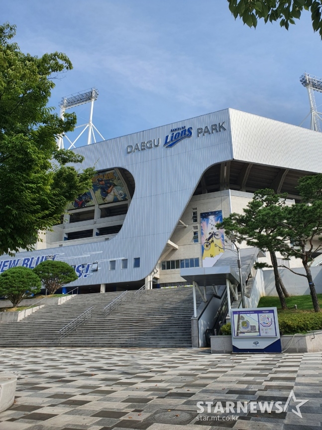 8월 31일 오후 3시 30분경 대구 삼성 라이온즈파크/사진=김동윤 기자