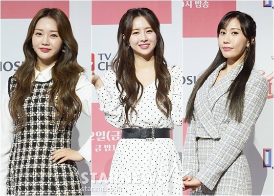 (왼쪽부터)홍지윤, 은가은, 별사랑 /사진제공=TV조선