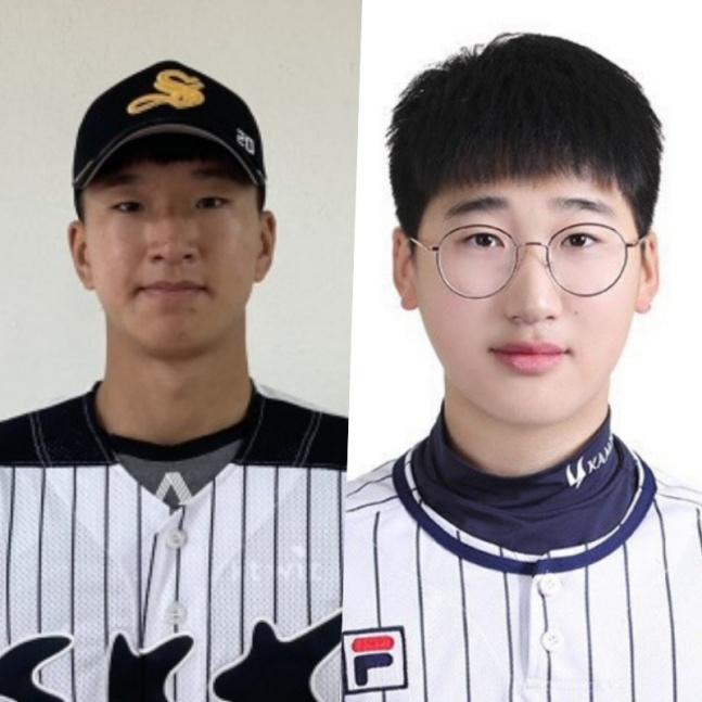 주승우(왼쪽)-주승빈 형제./사진=주승우 본인 제공, 서울고 유정민 감독 제공