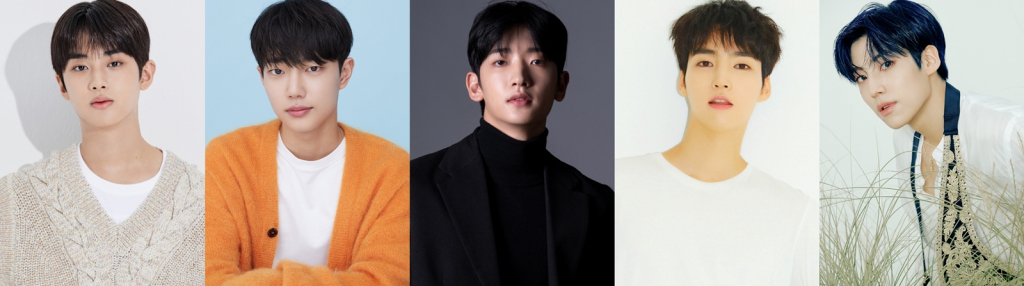김민규-조준영-홍은기-백서후-이은상 /사진제공=각 소속사