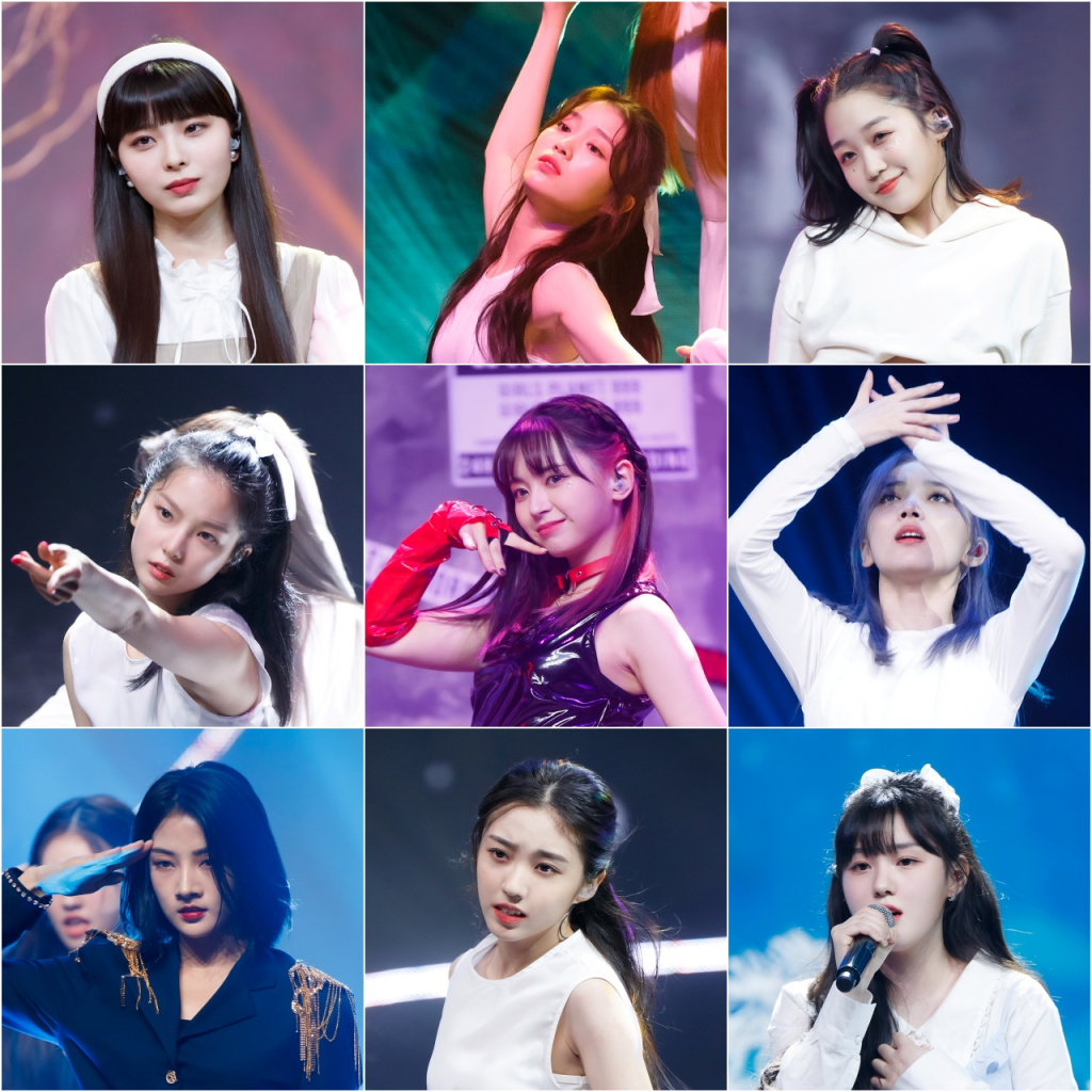 엠넷 '걸스플래닛999 : 소녀대전' 1차 투표 TOP9./사진제공=엠넷