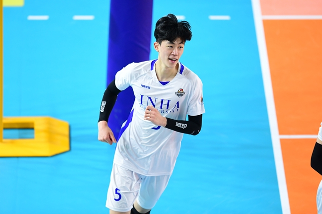 인하대 레프트 홍동선./사진=KOVO