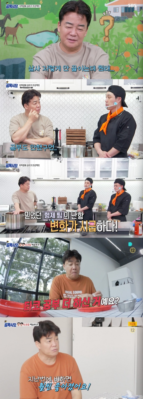 /사진=SBS '백종원의 골목식당' 방송화면 캡처