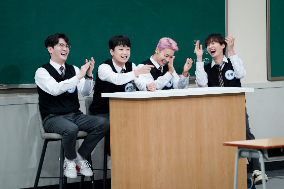 영탁, 이찬원, 동해, 은혁이 JTBC '아는 형님'에 출연했다./사진=JTBC