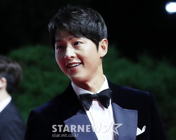송중기/사진=부산=김창현 기자