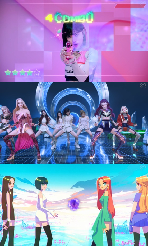 /사진=에스파 'Savage' 뮤직비디오