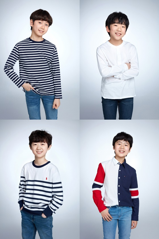빌리 역의 김시훈, 이우진, 전강혁, 주현준(위쪽부터 시계 방향으로)/사진제공=신시컴퍼니