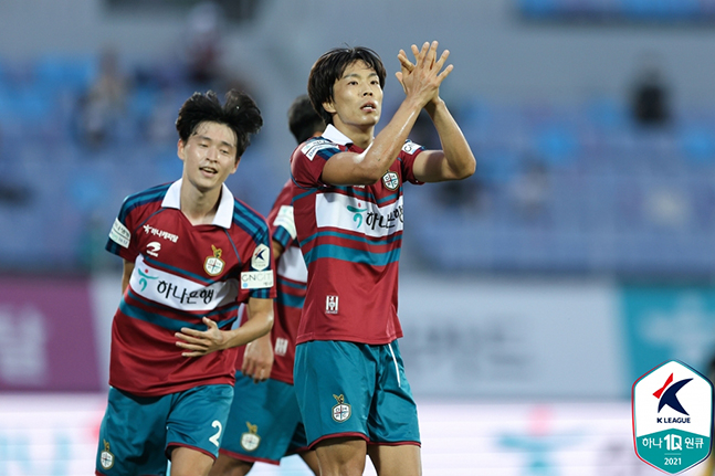 대전하나시티즌 마사(오른쪽). /사진=한국프로축구연맹