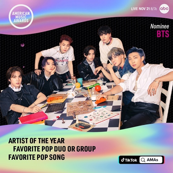 /사진=American Music Awards SNS