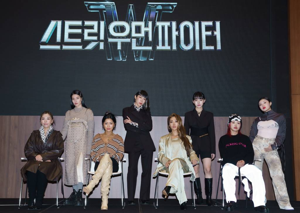 안무가 리정, 가비, 효진초이, 노제, 리헤이, 모니카, 허니제이, 아이키가 29일 오후 온라인으로 진행된 엠넷 예능 '스트릿 우먼 파이터' 종영 기자간담회에 앞서 포즈를 취하고 있다. /사진제공=엠넷